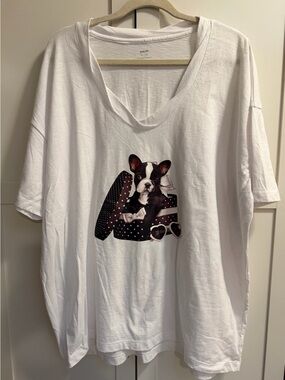 Aerie Oversized White T-shirt or Night Shirt NWT